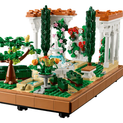 Lego Icons Fountain Garden Set
