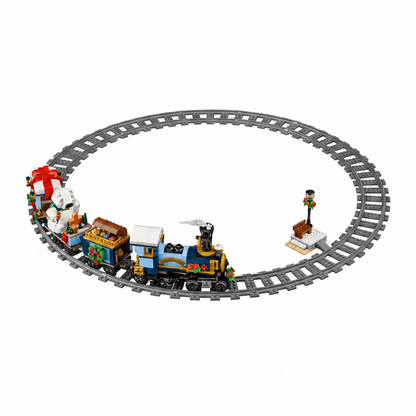 Lego Icons Holiday Express Train Top View