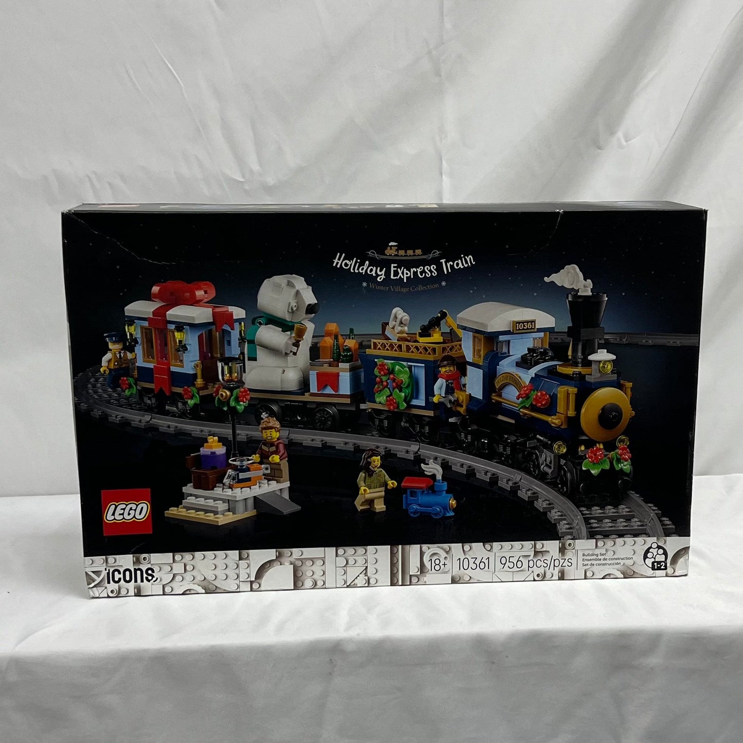 Lego Icons Holiday Express Train Box Front