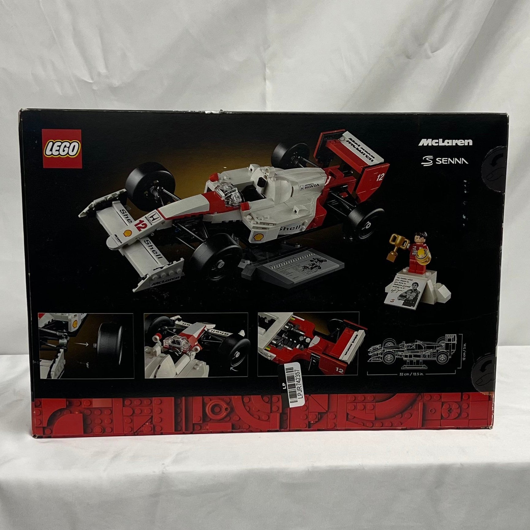 Lego Icons McLaren Aryton Senna Box Back