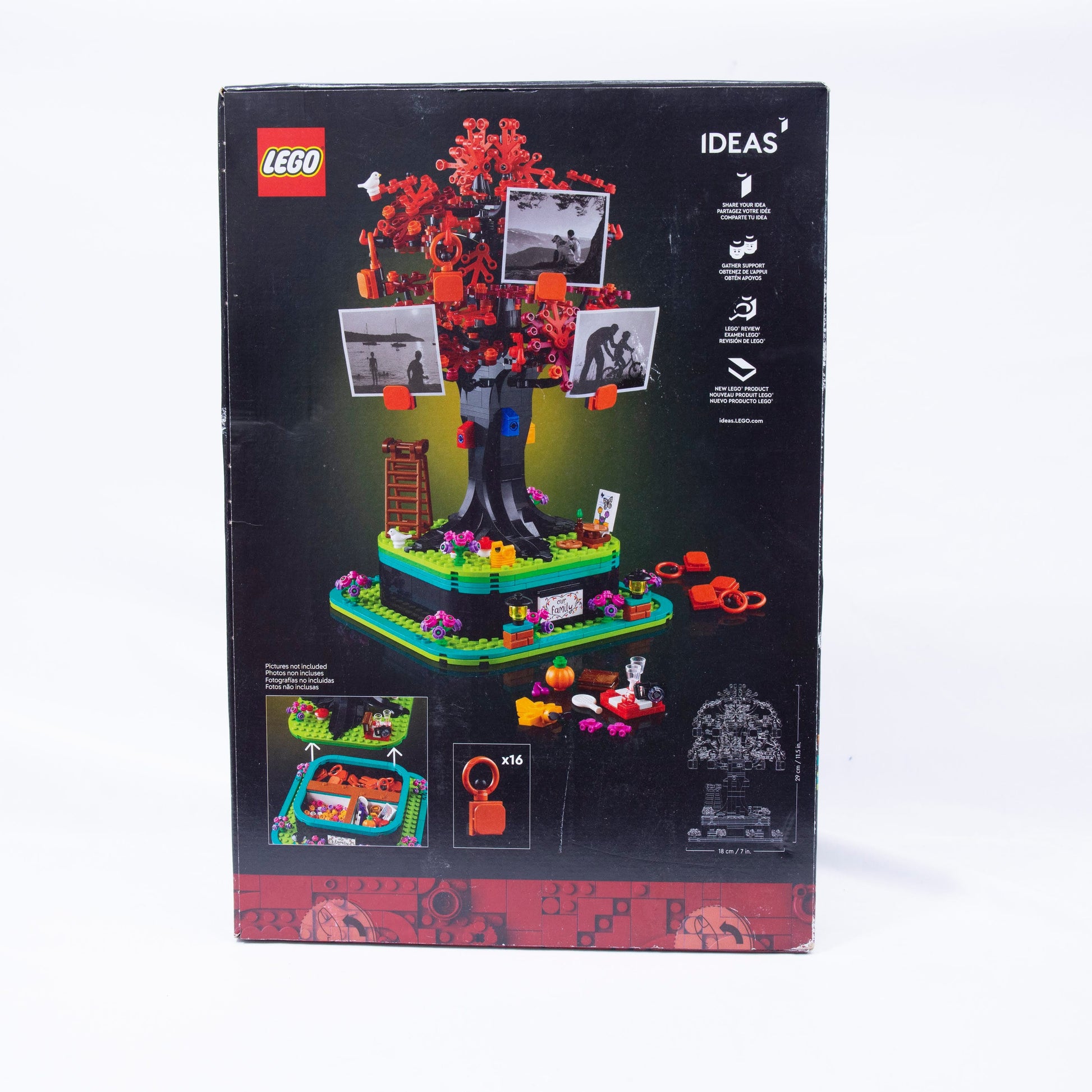 Lego Ideas Family Tree Box Back