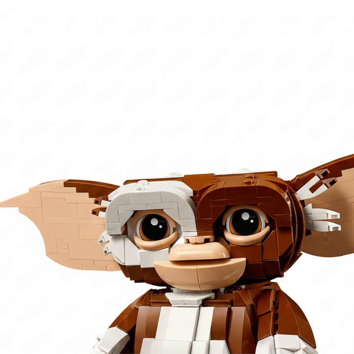 Lego Ideas Gremlins Gizmo Head Close Up