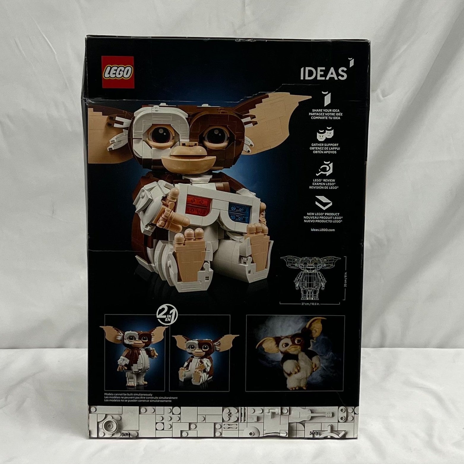 Lego Ideas Gremlins Gizmo Box Back