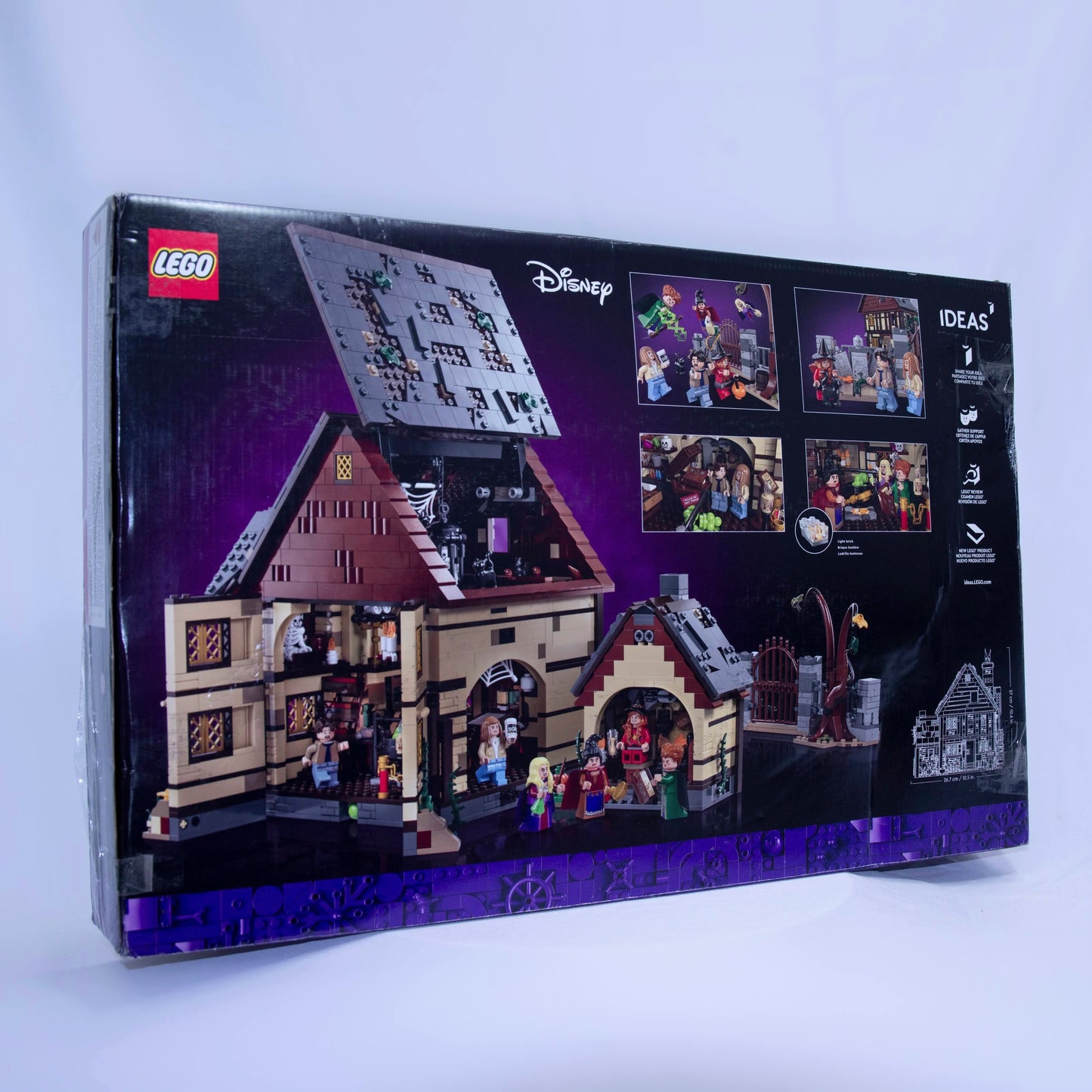 Lego Ideas Hocus Pocus Sanderson Cottage Box Back