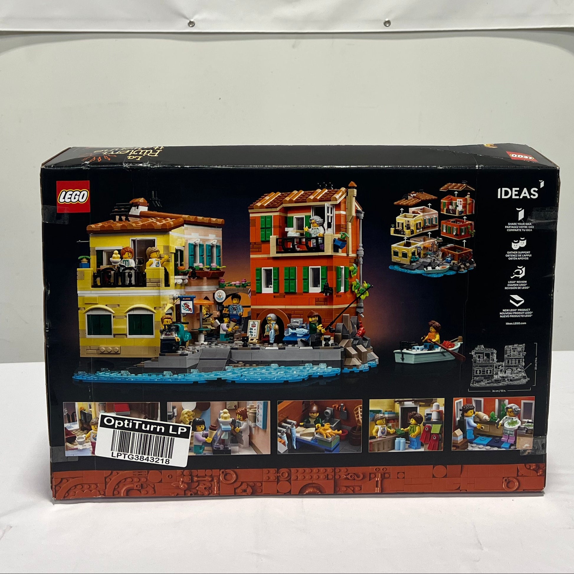 Lego Ideas Italian Riviera Box Back