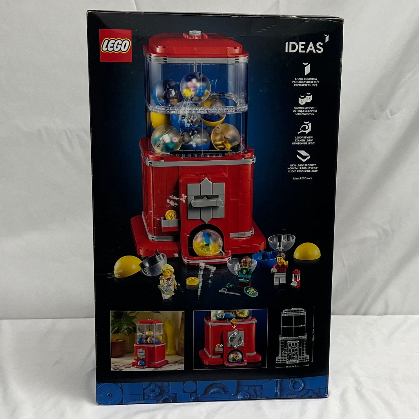 Lego Ideas Vending Machine Box Back