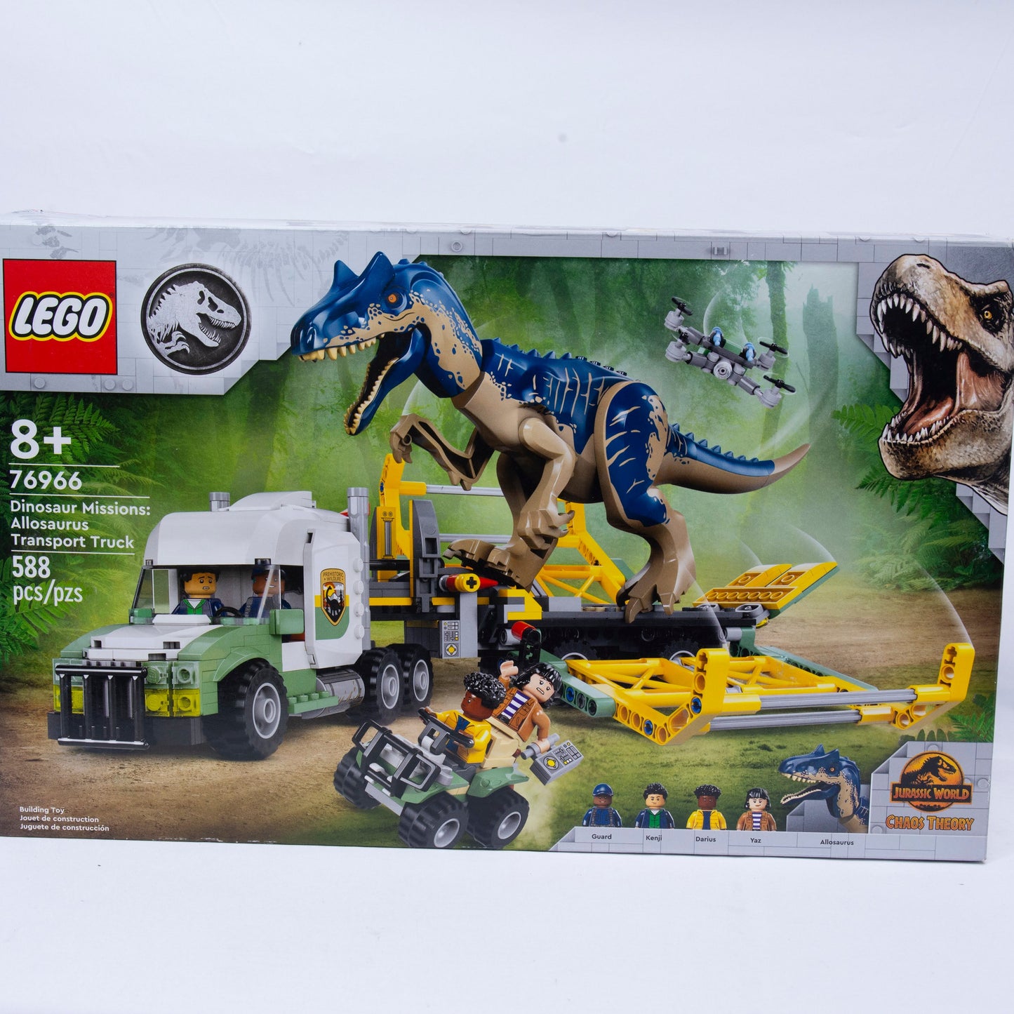 Lego Dinosaur Mission Allosaurus Transport Truck Box Front