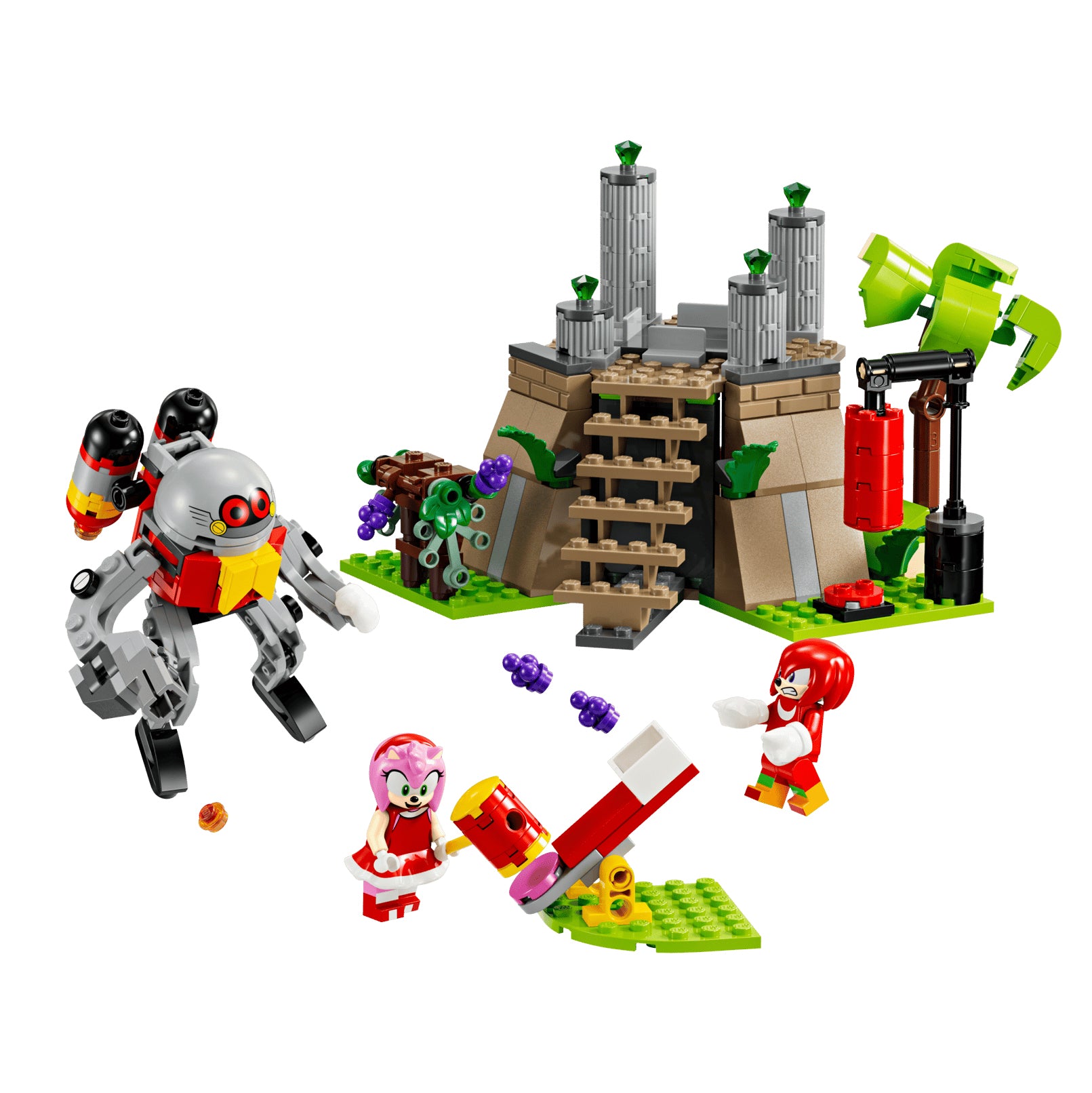 Lego Sonic the Hedgehog: Knuckles and the Master Emerald Shrine Action