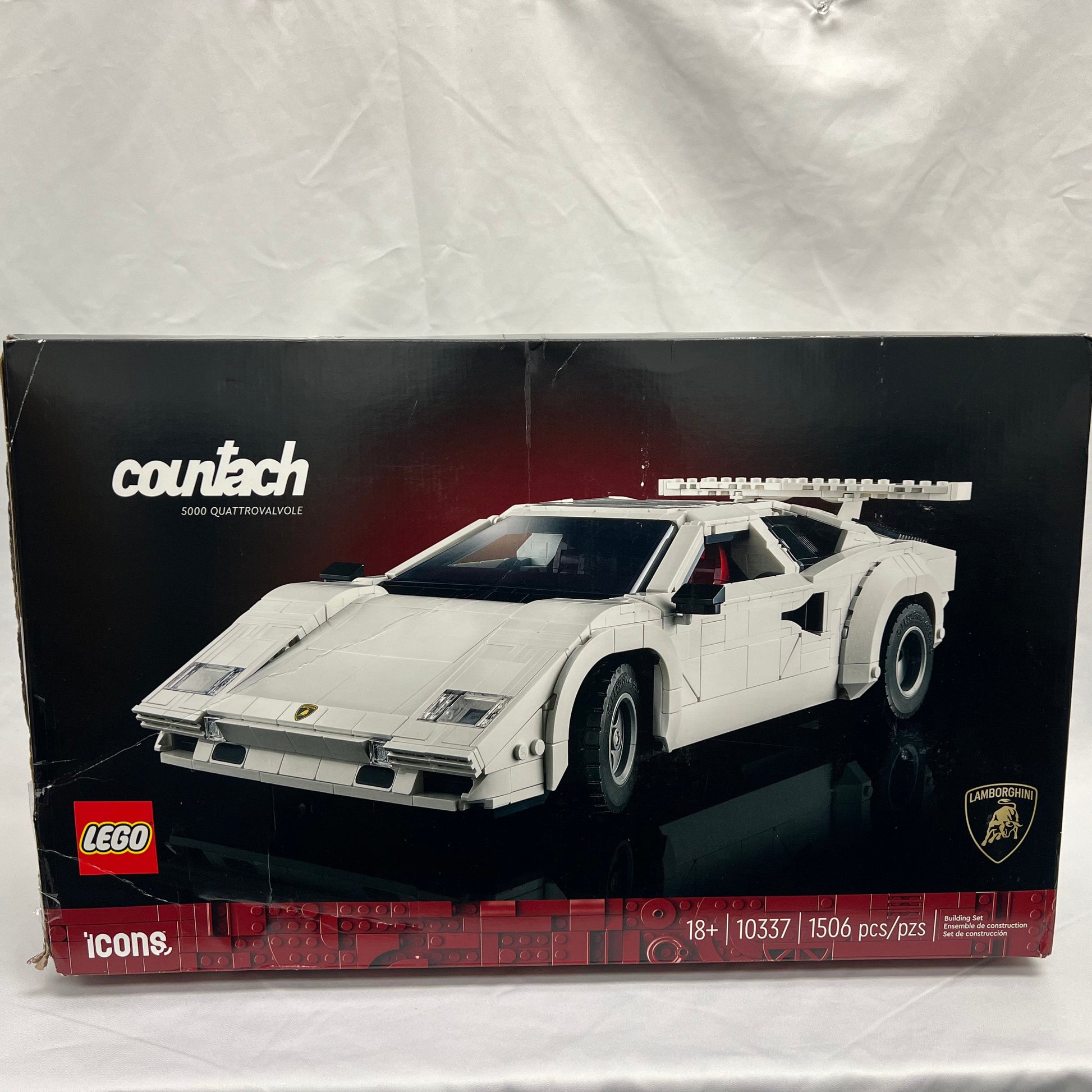 Lego Icons Countach Lambo Box Front
