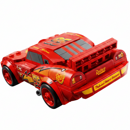 Lego Lightning McQueen Back View