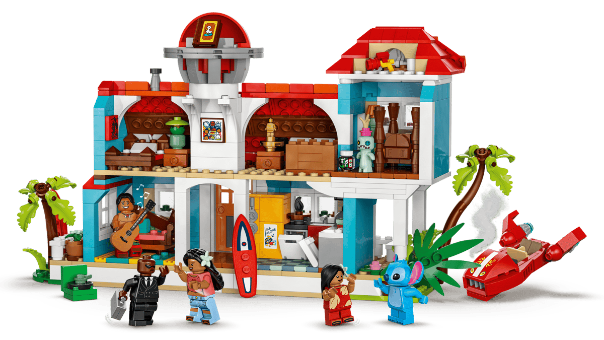 Lego Disney Lilo and Stitch Beach House Inside