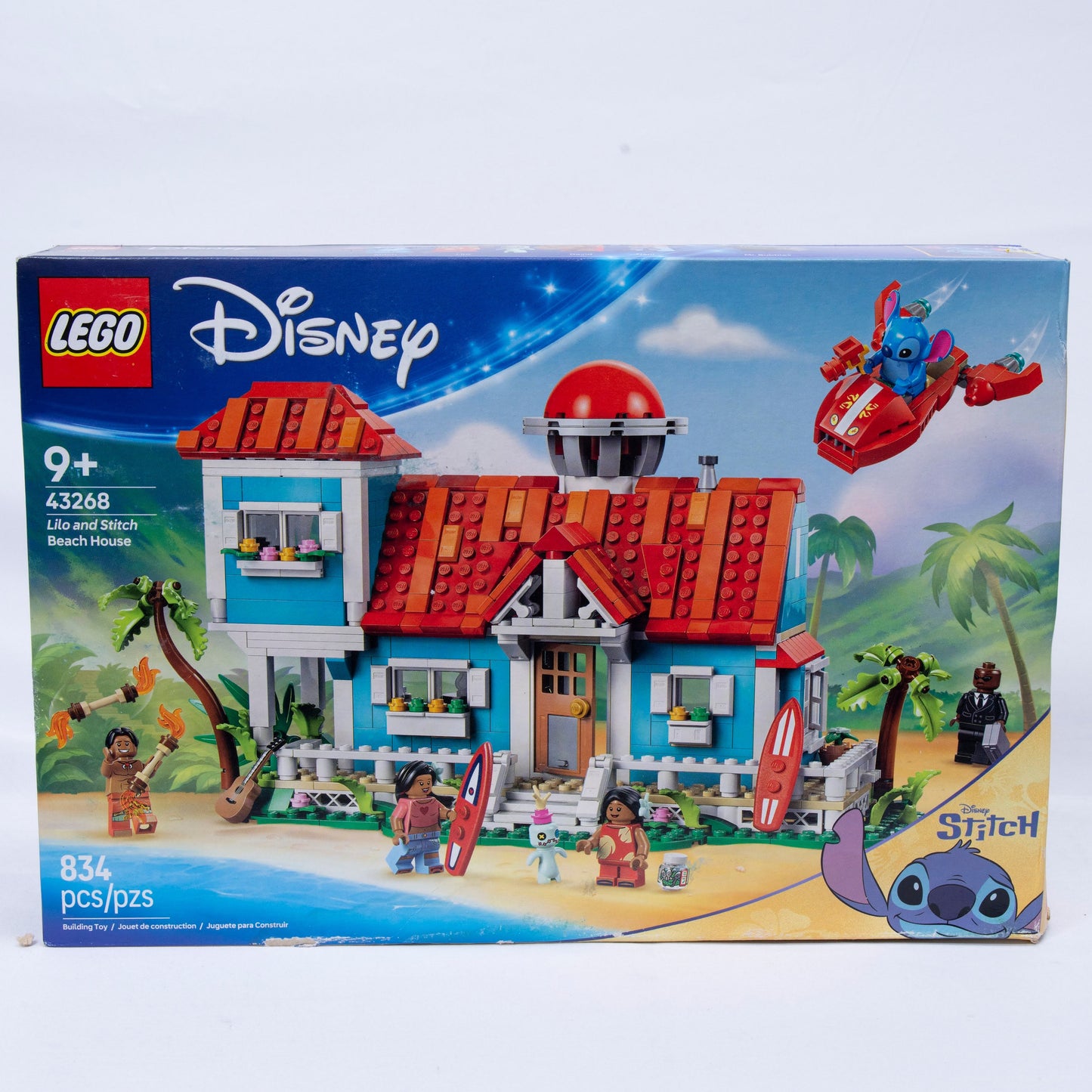Lego Disney Lilo and Stitch Beach House Box Front