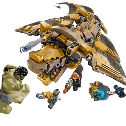 Lego Marvel Avengers vs The Leviathan Action