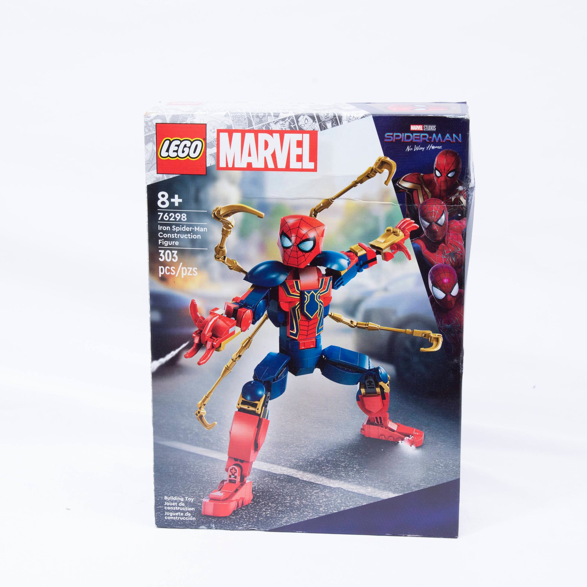 Lego Marvel Iron Spiderman Box Front