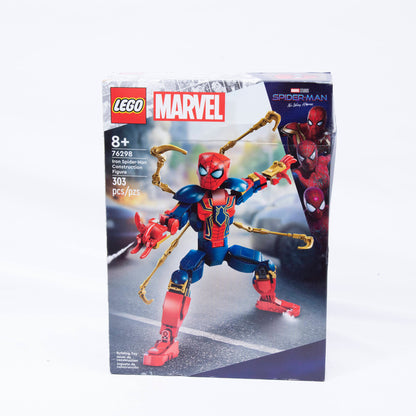 Lego Marvel Iron Spiderman Box Front
