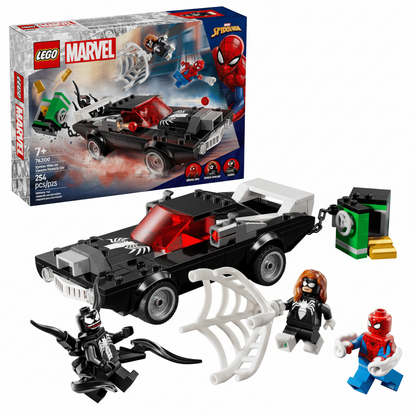 Lego Marvel Spiderman vs Venom Muscle Car