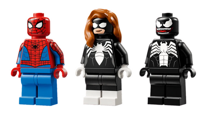 Lego Marvel Spiderman vs Venom Muscle Car Figures