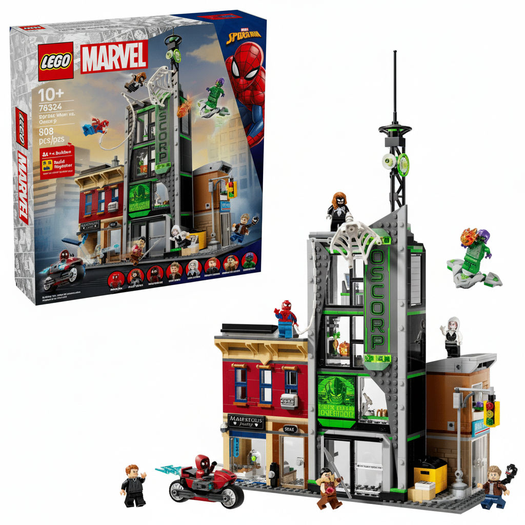 Lego Marvel Spiderman vs Oscorp