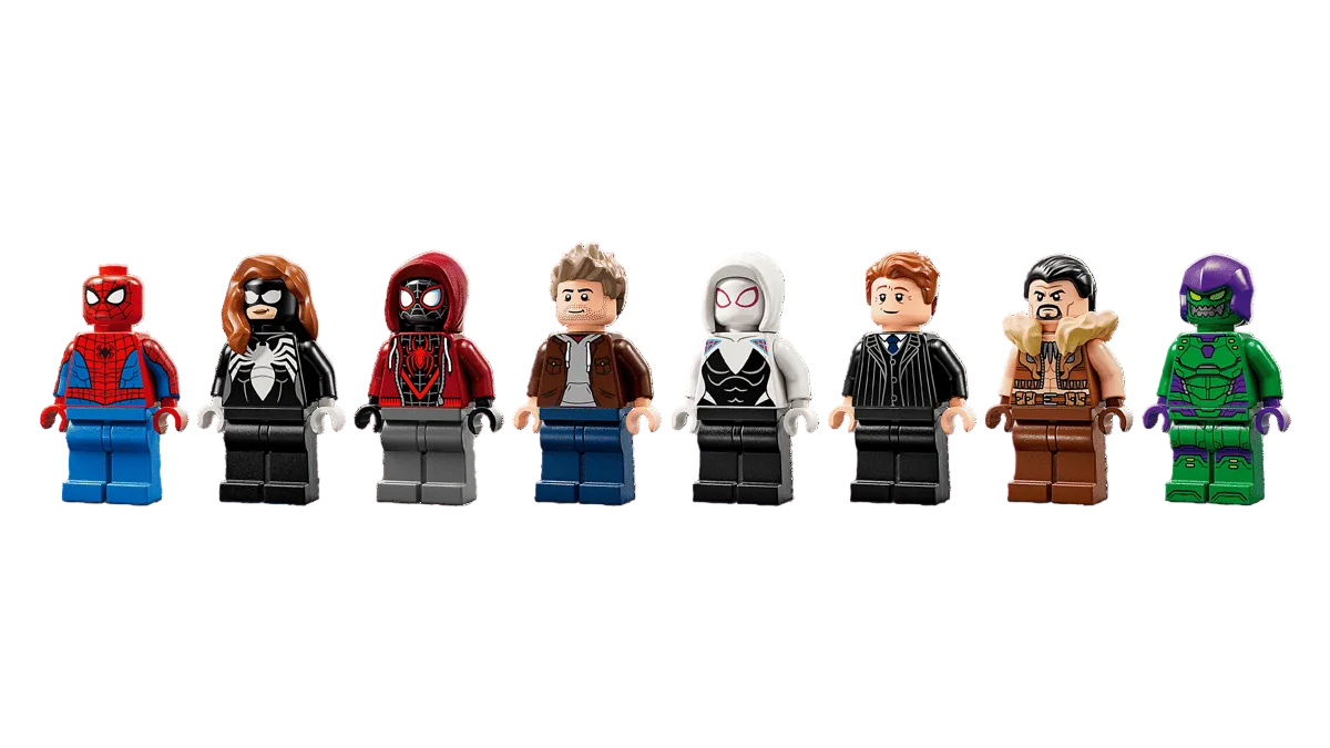 Lego Marvel Spiderman vs Oscorp Figures