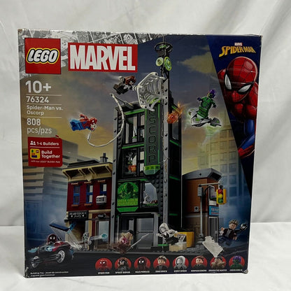 Lego Marvel Spiderman vs Oscorp Box Front