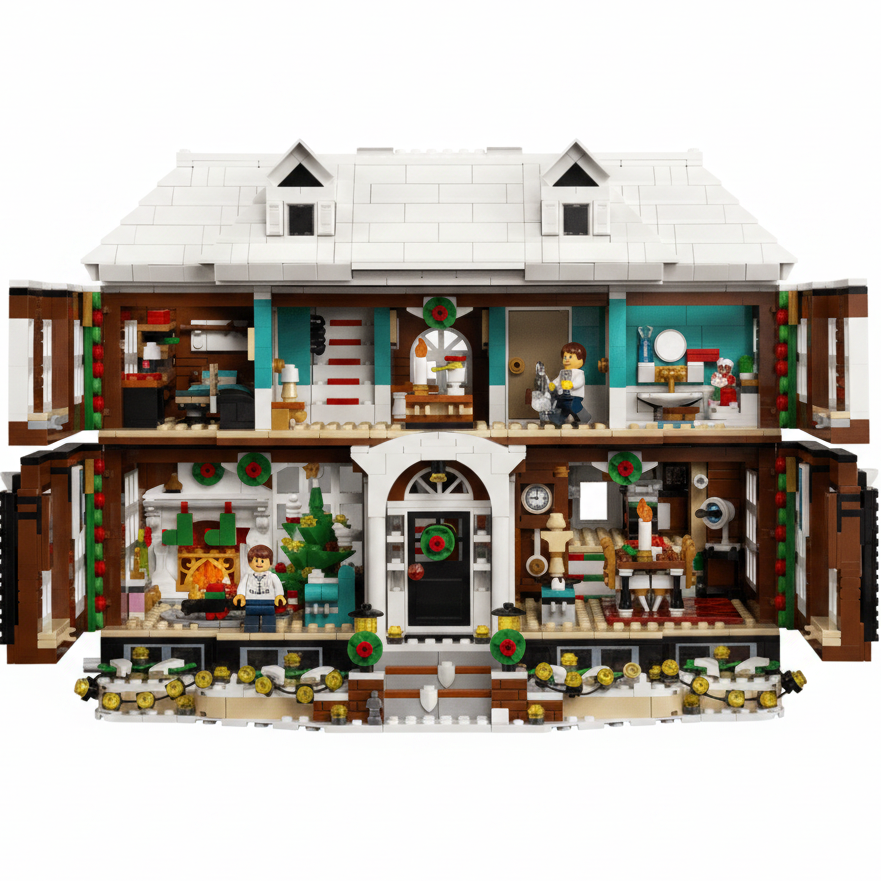 Lego Home Alone McCallister House Inside