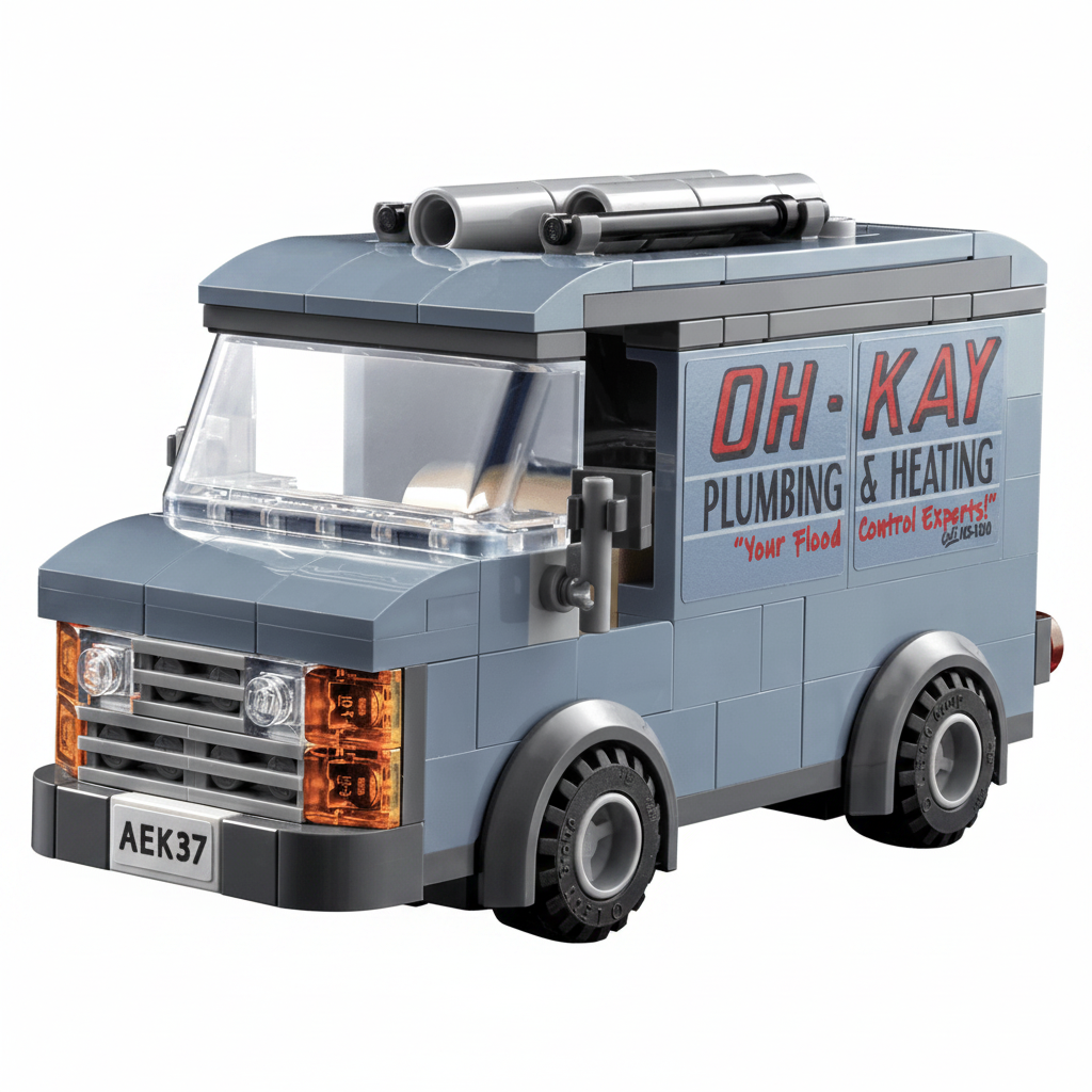 Lego Home Alone McCallister House Bandit Van