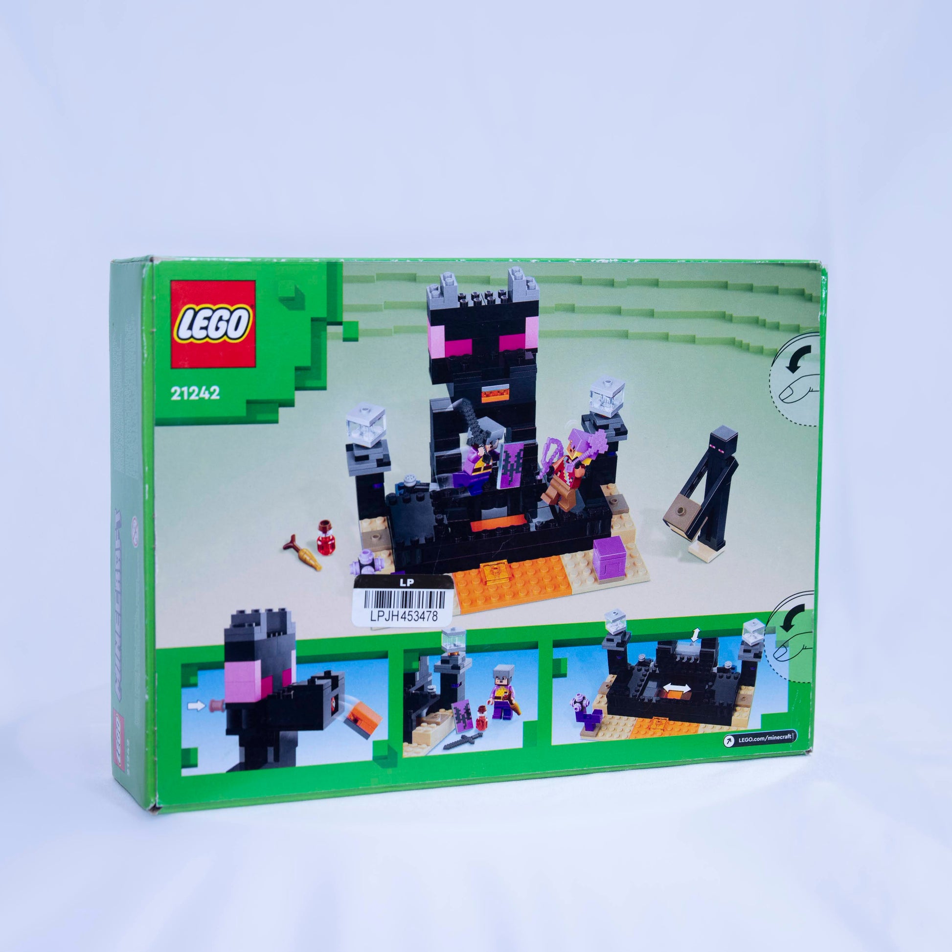 Lego Mindcraft The End Arena Box Back