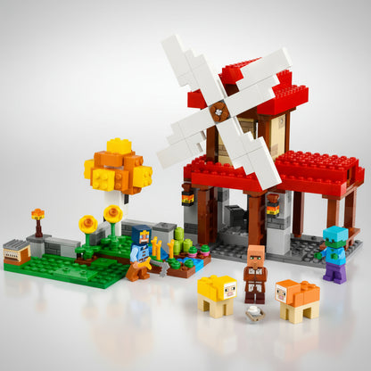 Lego Mindcraft Windmill Farm