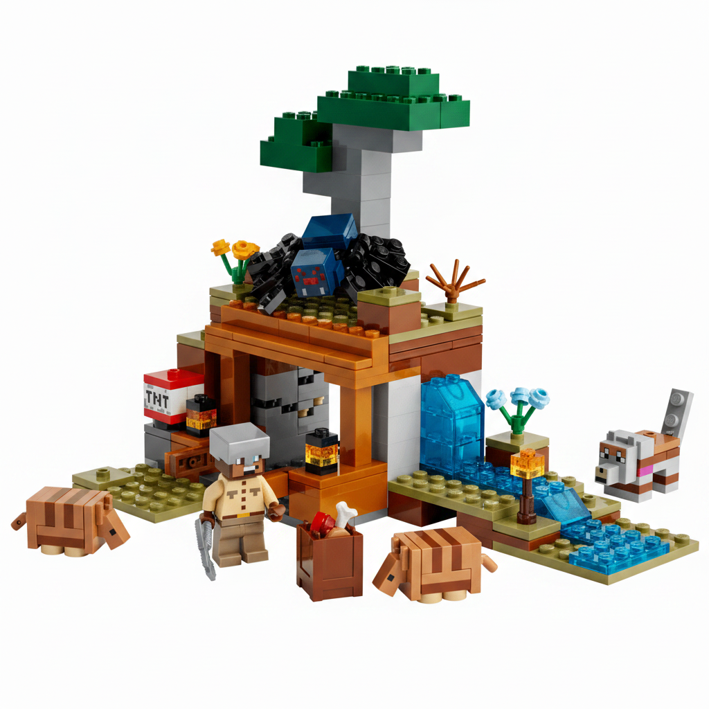 Lego Minecraft Armadillo Mine 