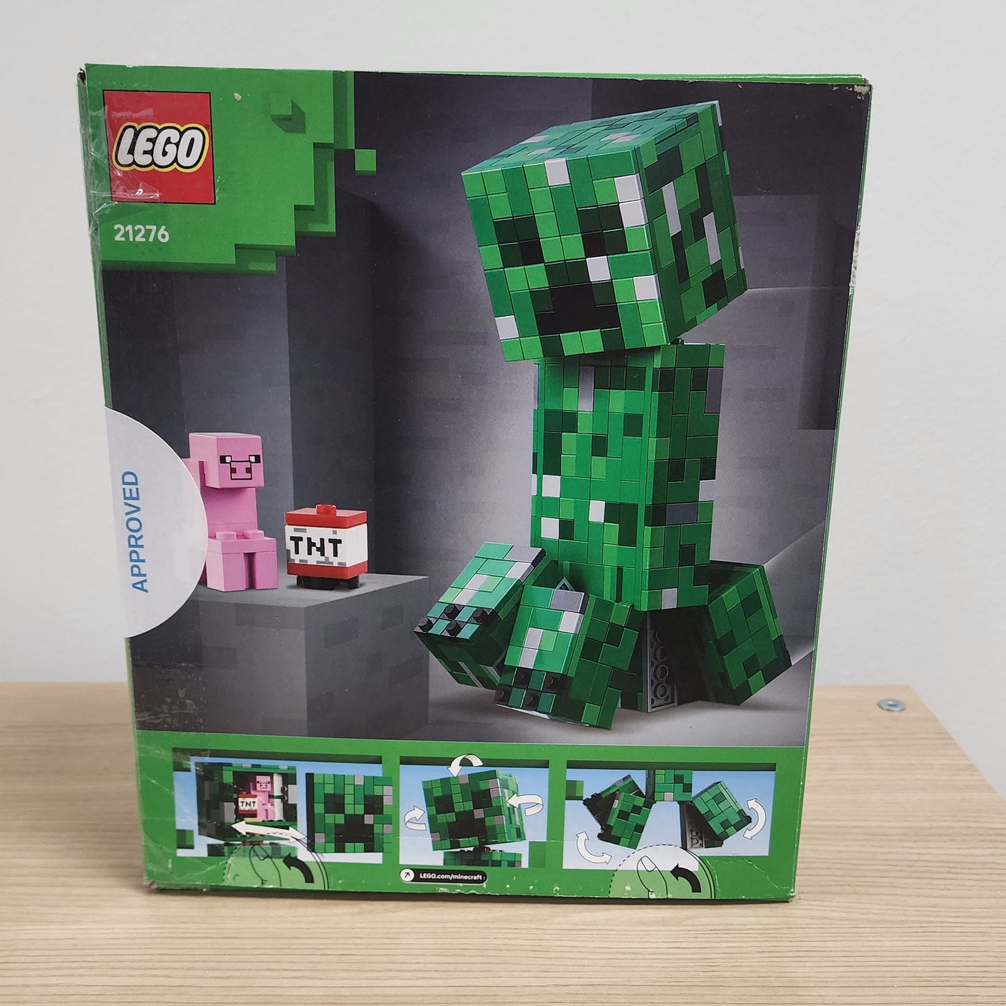 Lego Minecraft The Creeper Box Back