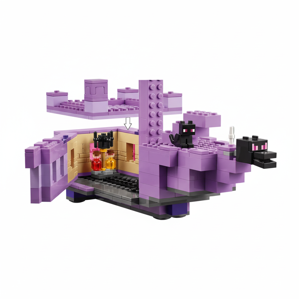 Lego Minecraft Ender Dragon Lair