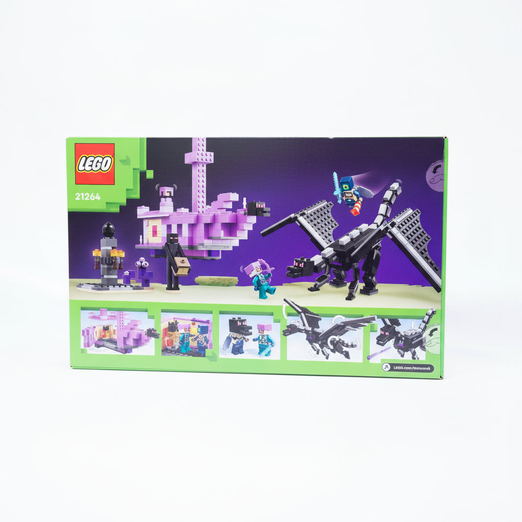 Lego Minecraft Ender Dragon Box Back