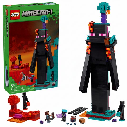 Lego Minecraft Enderman Tower