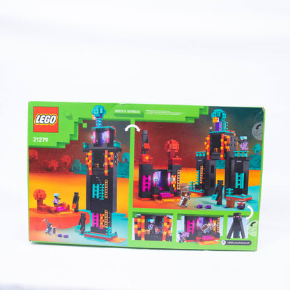 Lego Minecraft Enderman Tower Box Back