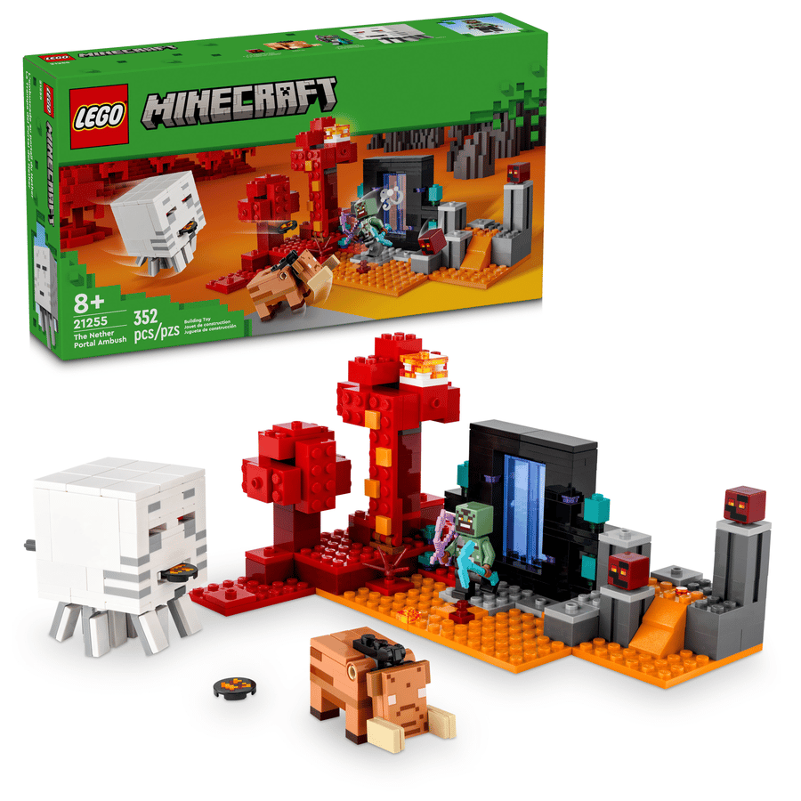 Lego Minecraft Nether Portal Ambush