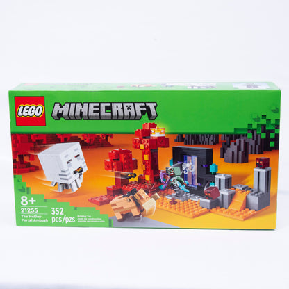 Lego Minecraft Nether Portal Ambush Box Front