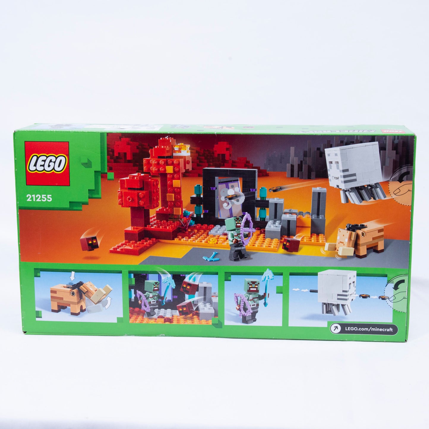 Lego Minecraft Nether Portal Ambush Box Back