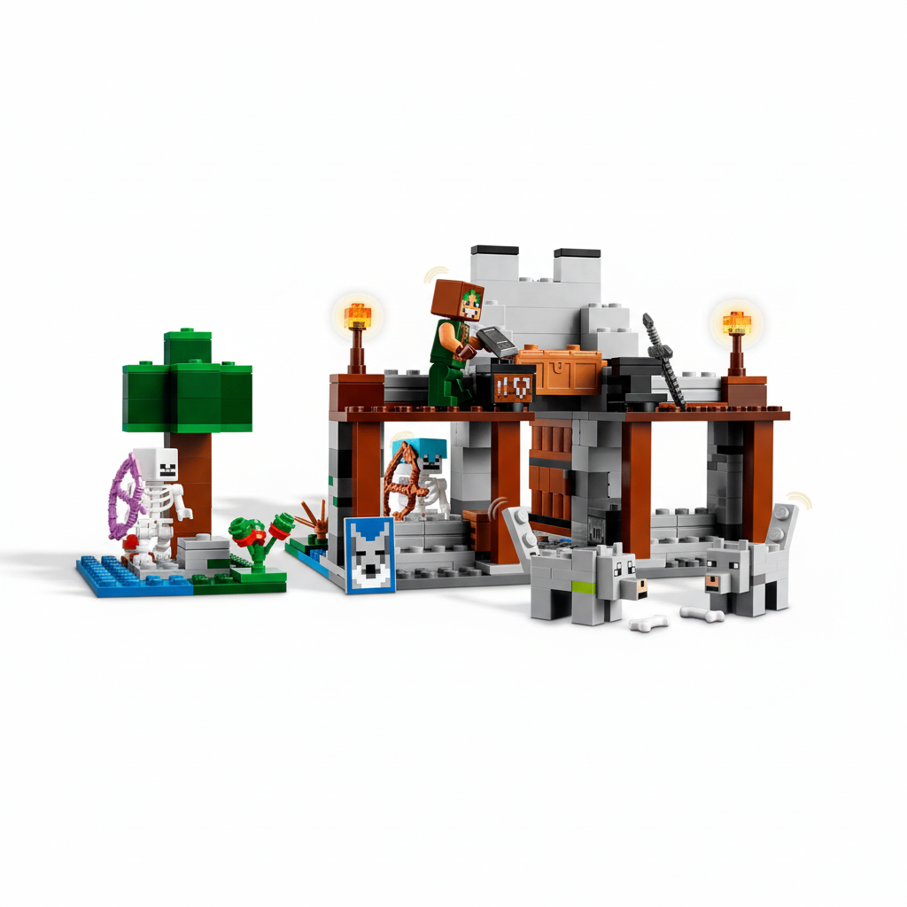 Lego Minecraft Wolf Stronghold Set