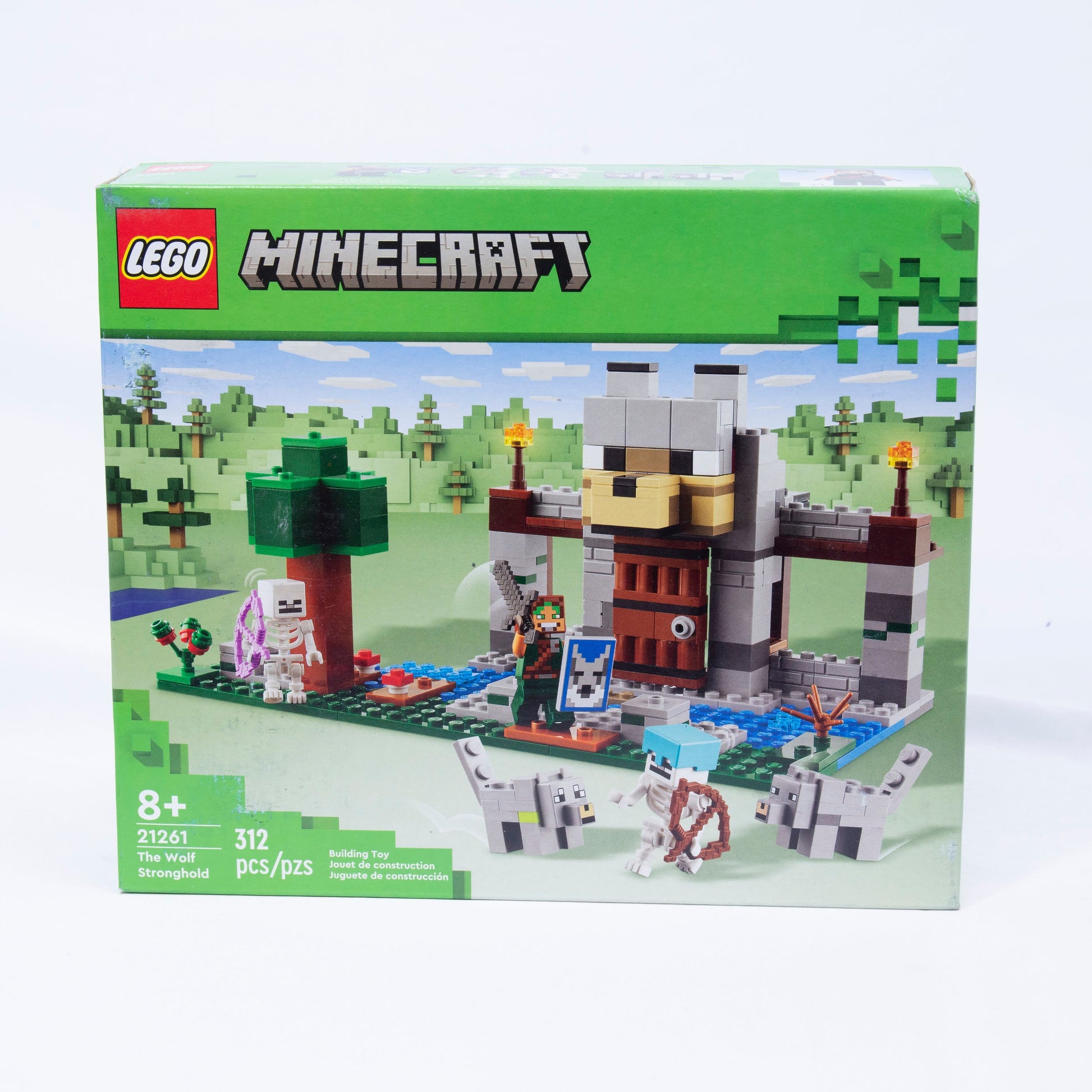 Lego Minecraft Wolf Stronghold Box Front