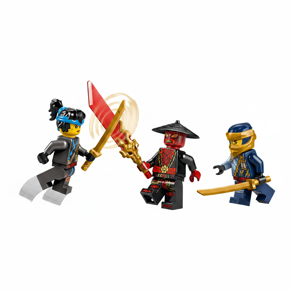 Lego Ninjago Rogue vs Drix Race Cars Figures