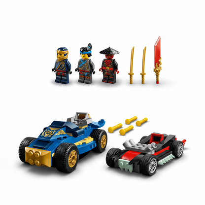 Lego Ninjago Rogue vs Drix Race Cars