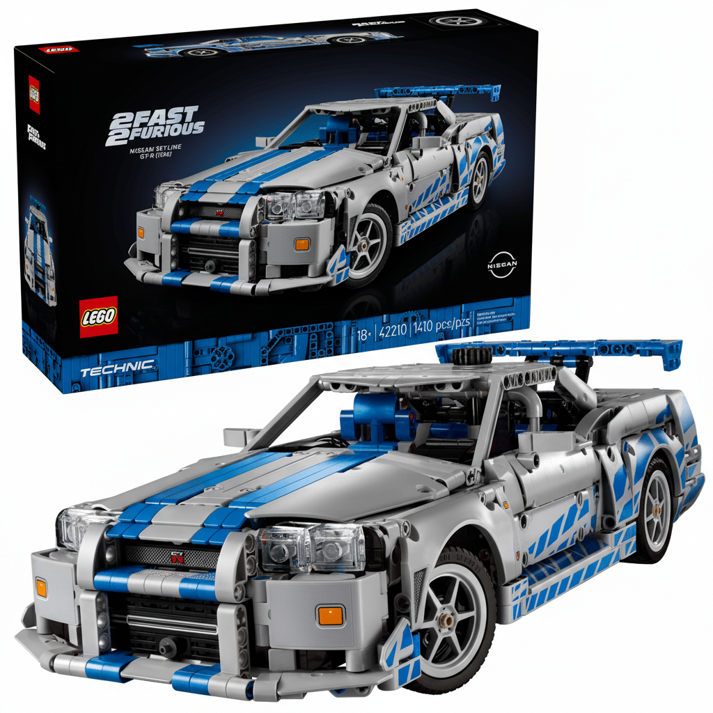 Lego Technic 2 Fast 2 Furious Nissan Skyline Set