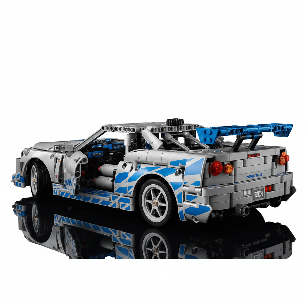 Lego Technic 2 Fast 2 Furious Nissan Skyline Side View
