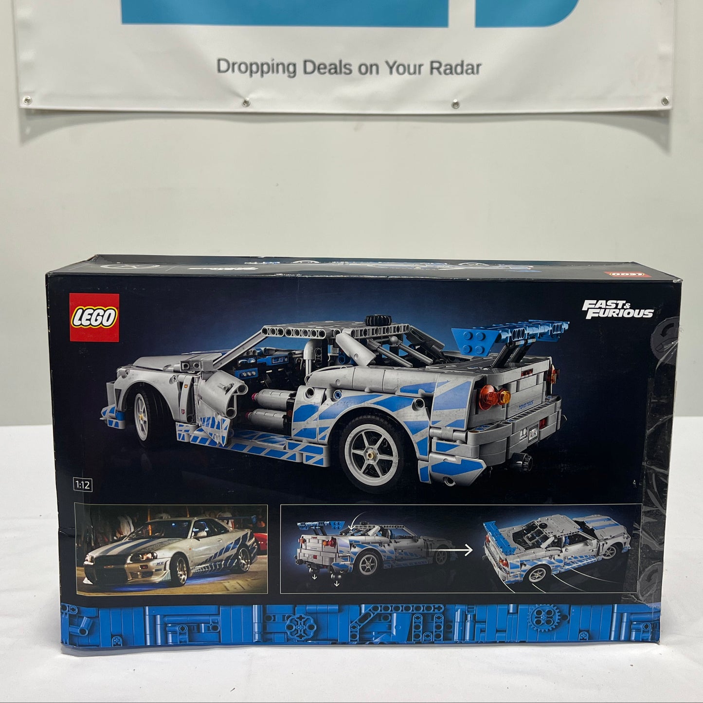 Lego Technic 2 Fast 2 Furious Nissan Skyline Box Back