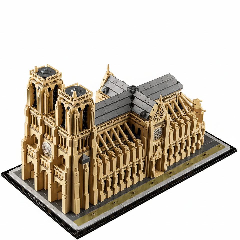 Lego Architecture Notre Dame Top View