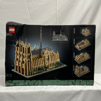 Lego Architecture Notre Dame Box Back