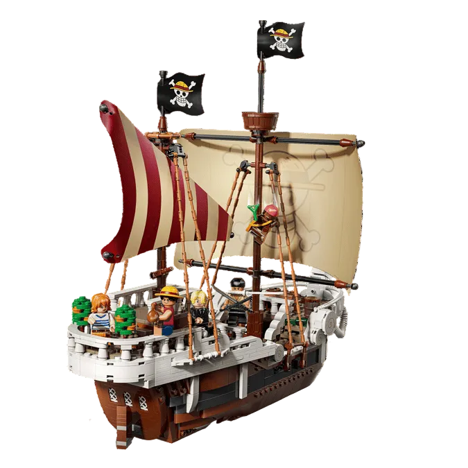 Lego One Piece Going Merry Pirate Ship Back View