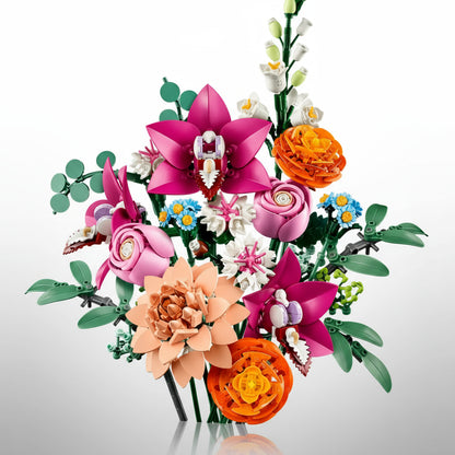 lego pretty pink flower bouquet