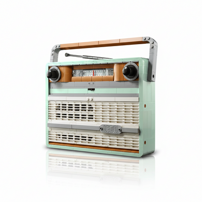 Lego Retro Radio angle view