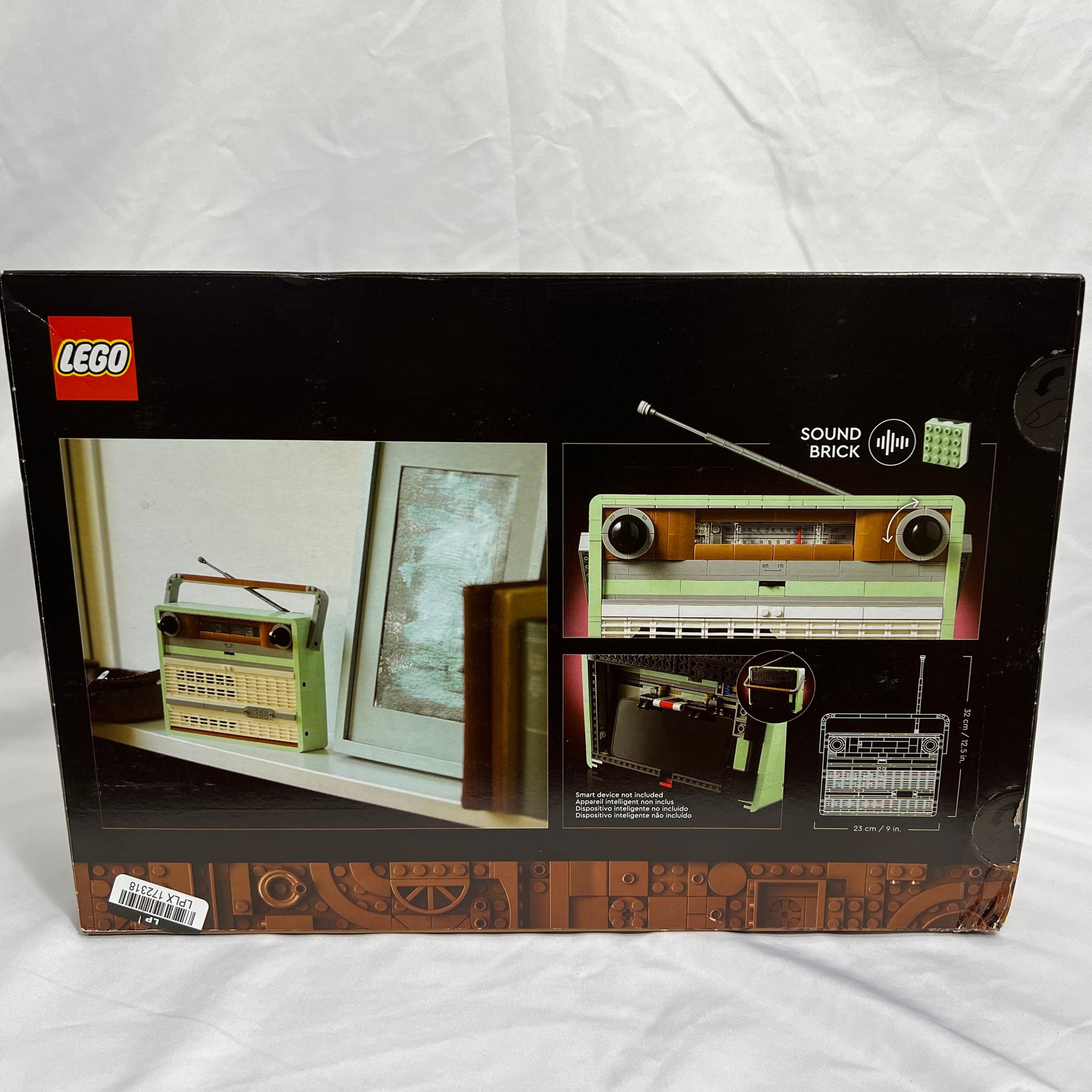 Lego Retro Radio Box Back